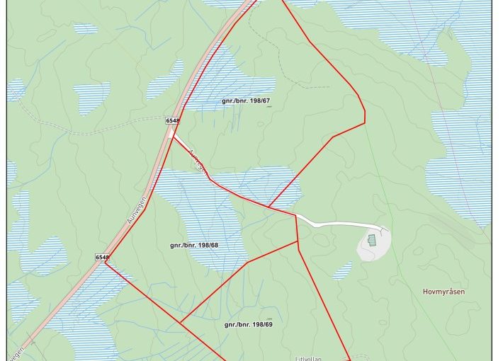 Høring: Forskrift om nedsatt konsesjonsgrense for 3 eiendommer i Hovmyråsen nybyggerfelt