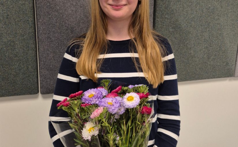 Gratulerer til Sanna!